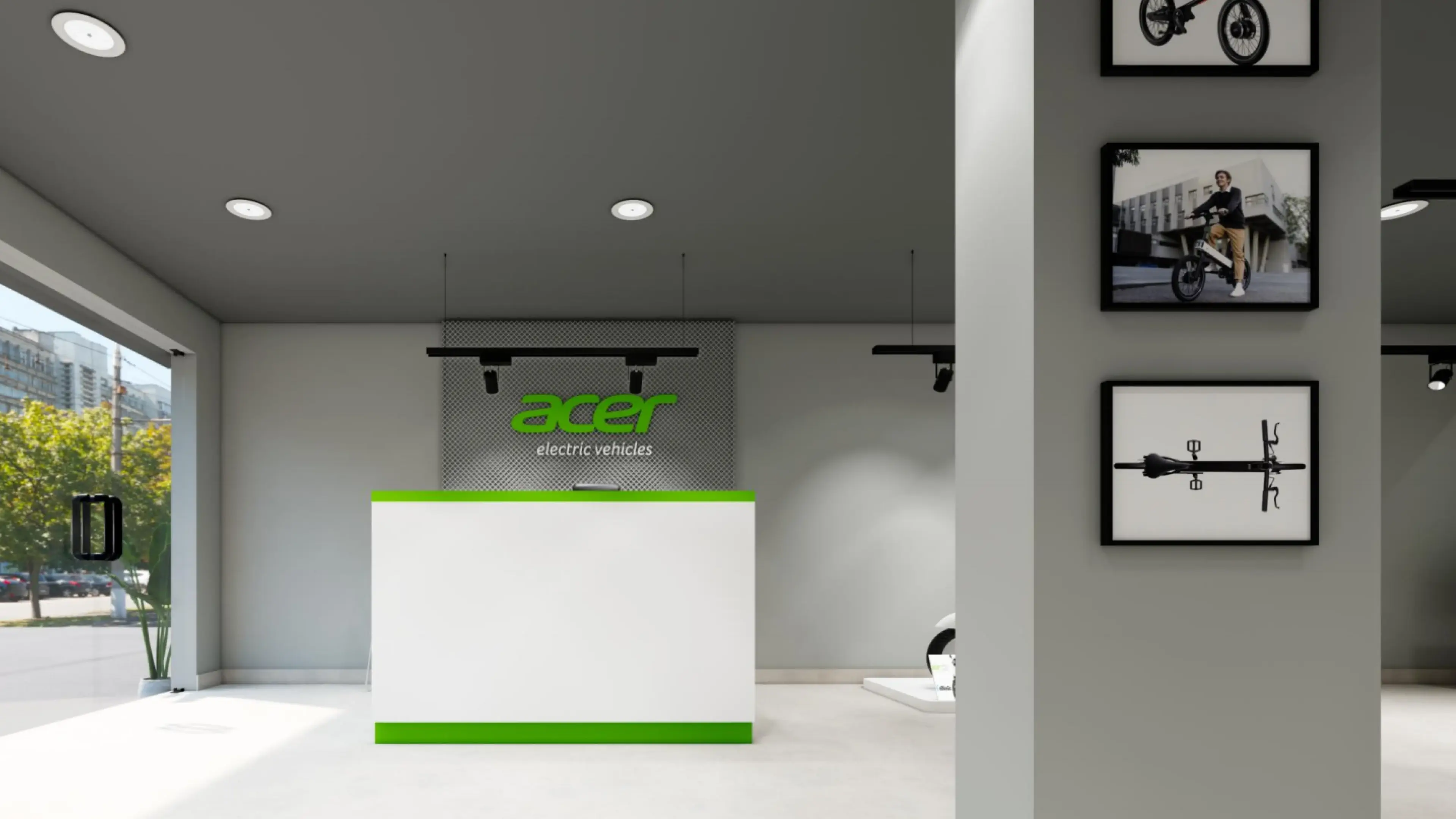 Acer Electric Bike Showroom case study hero - Brillen