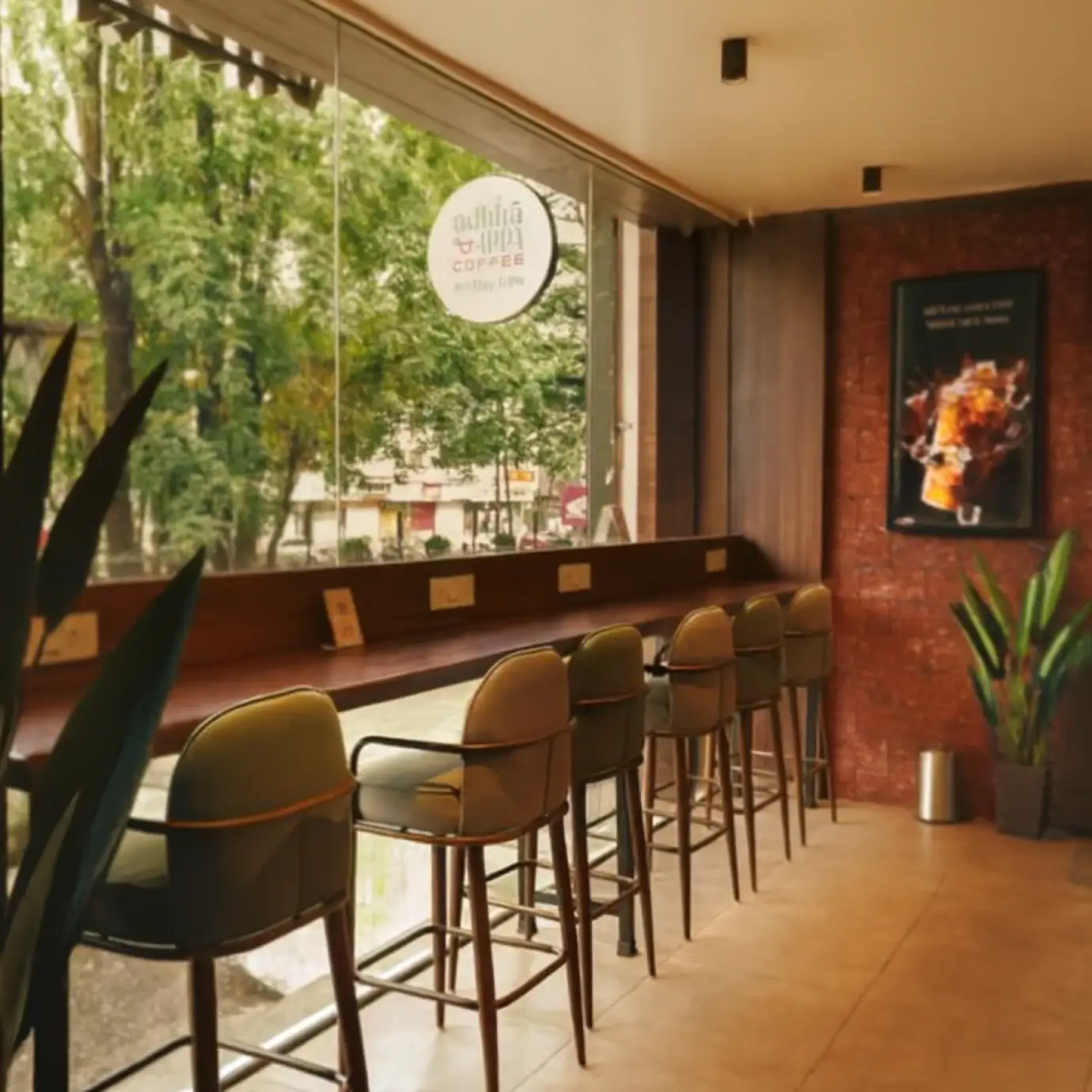 Adhira & Appa Cafe interior view 1