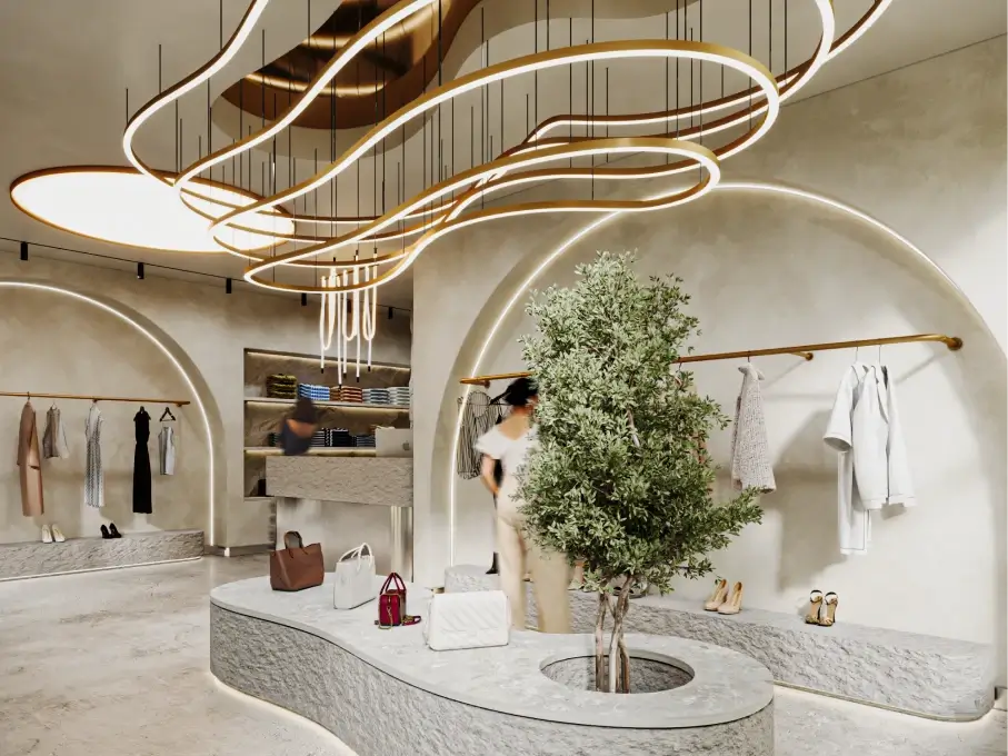 Retail showrooms