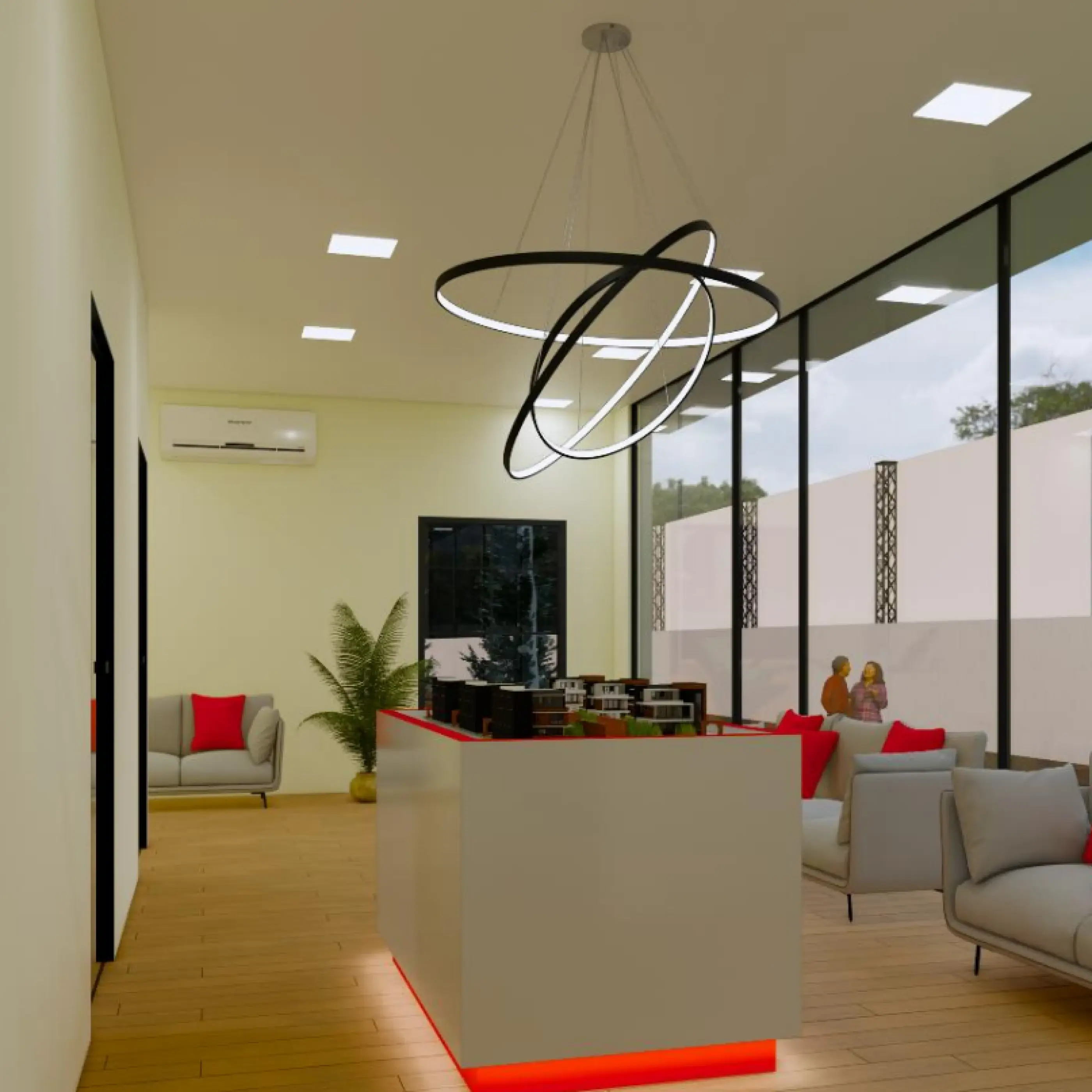 Site office interior view 3