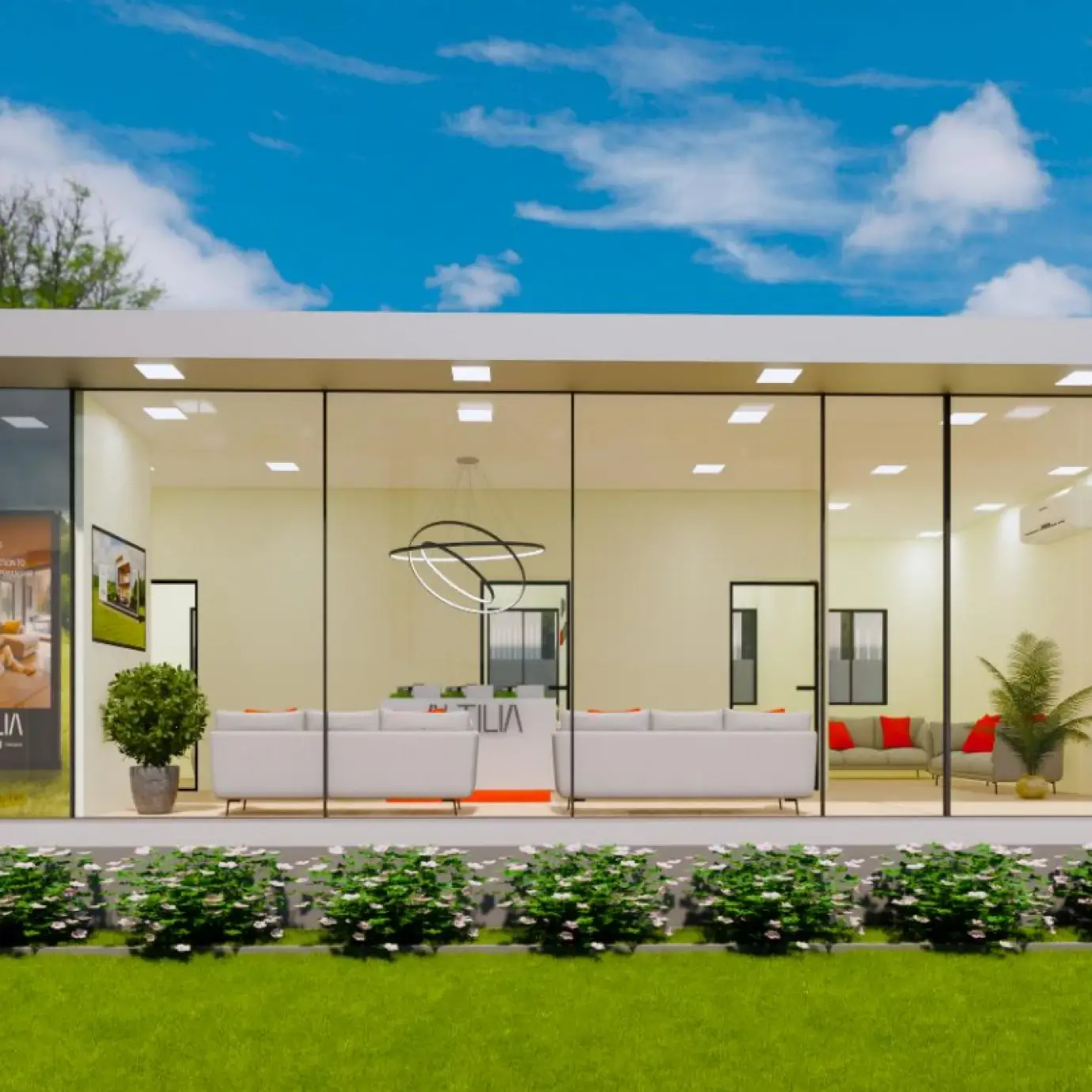 Site office interior view 8