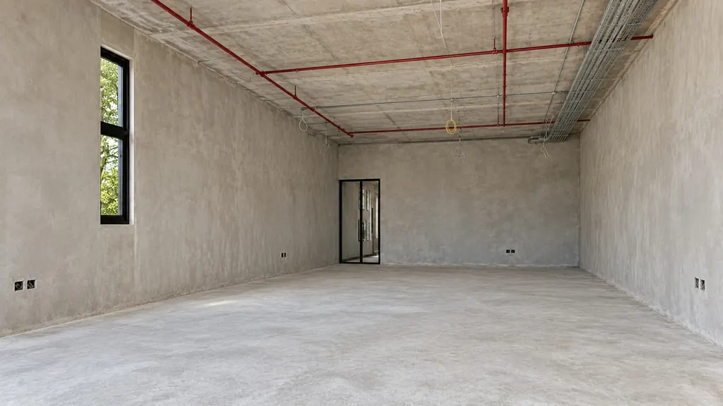 Acer Electric Bike Showroom — before: illustrative visualisation of the bare shell