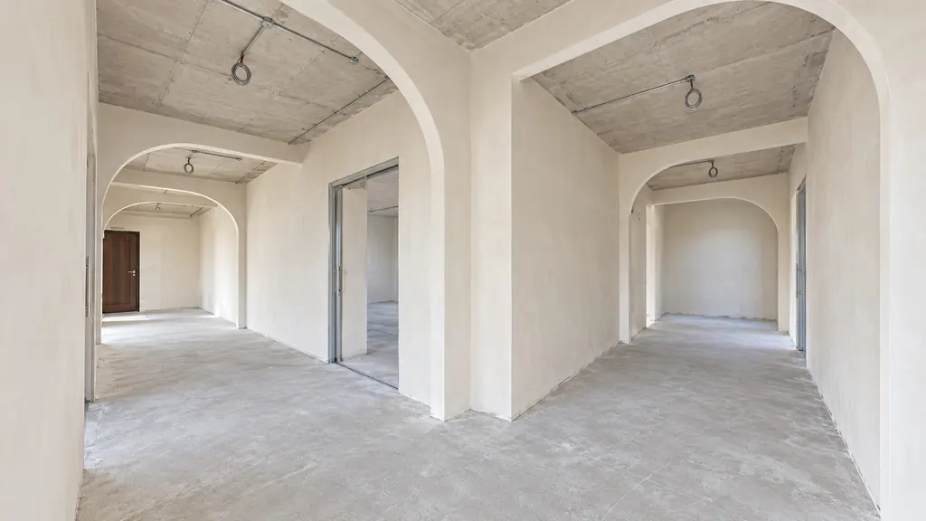 Carlton Wellness Spa — before: illustrative visualisation of the bare shell