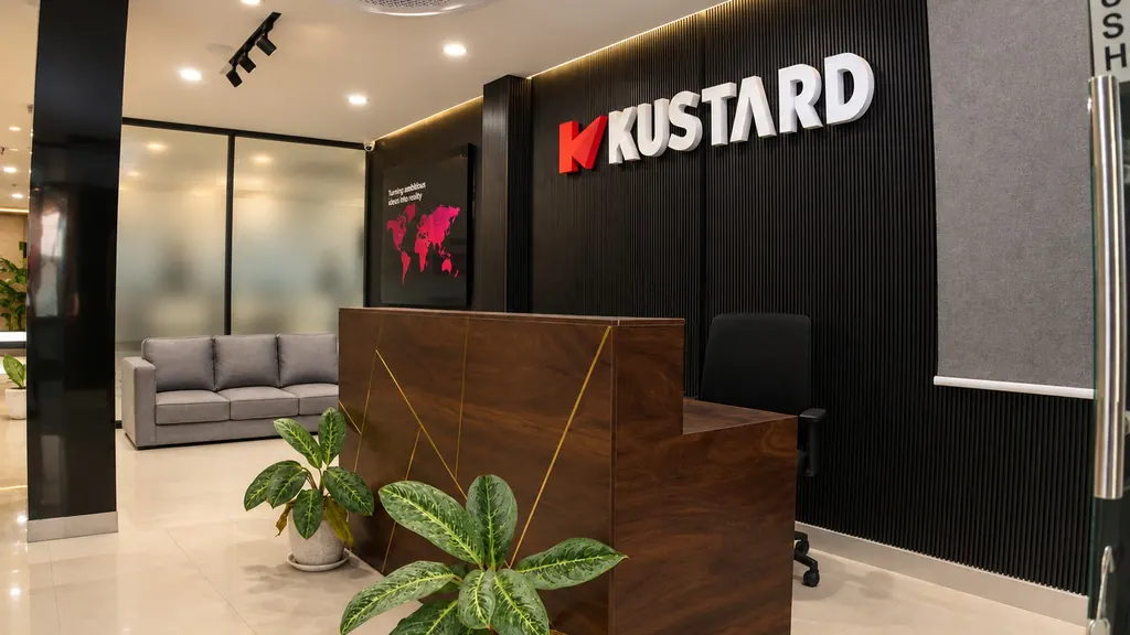 Kustard Corporate Office — after: the finished space